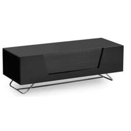 Rackhams Chromium TV-Stand with 1 Flap Black CRO2-1200CB-BLK - Black - thumbnail 5