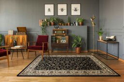 Rackhams Royal Rug - Polypropylene - 250cm x 350cm - Black