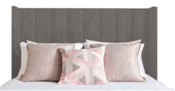 Rackhams Poppy Single Headboard - Steel - Steel - thumbnail 3