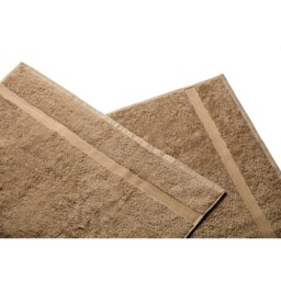 Rackhams Hotel Madison Bath Mat - Pebble - One Size - Pebble - 100% Ringspun Cotton - thumbnail 2