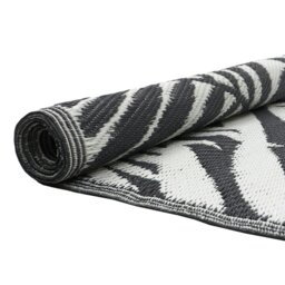 Rackhams Lightweight Reversible Plastic Woven Outdoor Rug, 120x170cm, Leaves - thumbnail 6