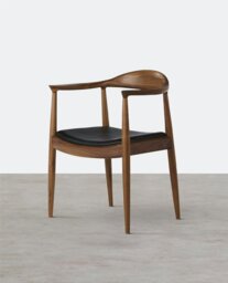 Rackhams Classic Kennedy Style Dining Chair, Oak - Dark Oak