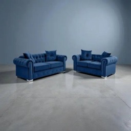 Rackhams Roma Chesterfield 3+2 Sofa Set - Pink - thumbnail 4