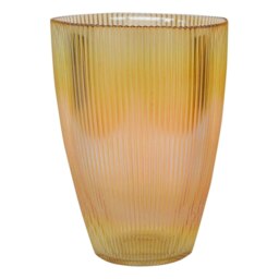 Rackhams Ribbed Tall Vase - Charcoal - thumbnail 3