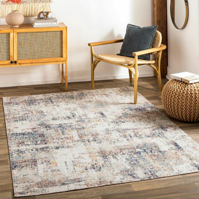 Rackhams Huntington Beach-Modern Cream Blue Red In- & Outdoor Rug - 120 x 170 cm - image 1