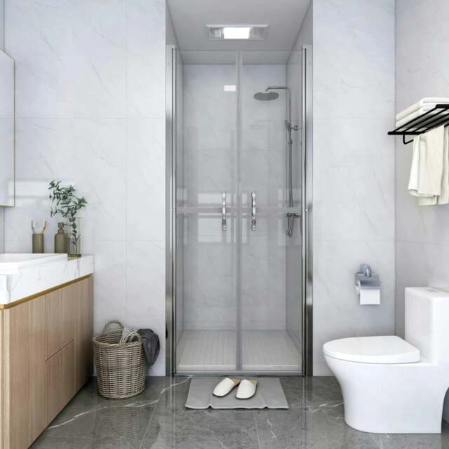 Rackhams Shower Door Clear ESG 86x190 cm