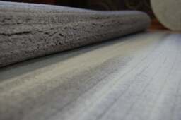 Rackhams Andere Rectangular Rug - Grey Abstract Blurred Stripe - 200cm x 300cm - thumbnail 5
