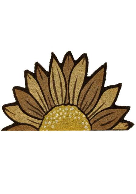 Rackhams Natural Sunflower Coir Doormat - 45x75 cm - image 1
