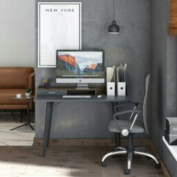 Rackhams Memphis Office Writing Desk in Grey - thumbnail 5