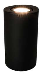 Rackhams Matt Black GU10 Floor or Table Lamp Uplighter with Tilt Capability - thumbnail 1