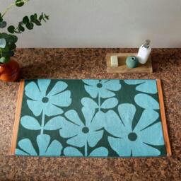 Rackhams Wildflower Blue Lagoon Towels - 50x90cm - thumbnail 5