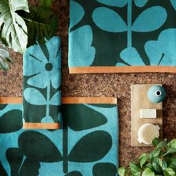 Rackhams Wildflower Blue Lagoon Towels - 50x90cm - thumbnail 3