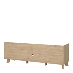 Rackhams Ikast TV-unit with 1 Door + 2 Drawers in Jackson Hickory and White - 1 - thumbnail 5