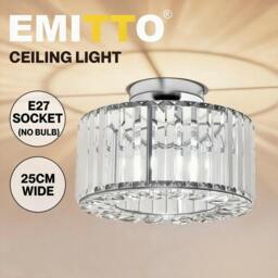 Rackhams Crystal Ceiling Light Modern Chandelier Bedroom Hallway Pendant Lamp E27 - thumbnail 2
