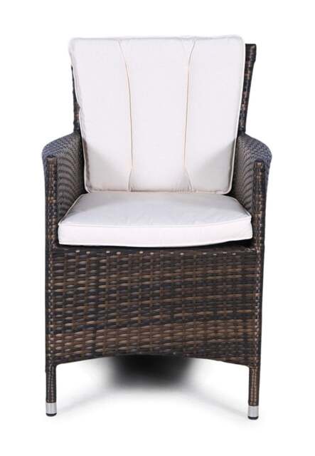 Rackhams Savannah Outdoor Rattan Garden Dining Chair - 1 - Brown - image 1