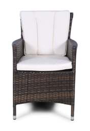 Rackhams Savannah Outdoor Rattan Garden Dining Chair - 1 - Brown - thumbnail 1