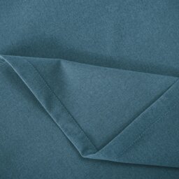 Rackhams Sea Blue Linen Blackout Eyelet Curtains - 46 x 63 Inch Drop - 2 Panel - thumbnail 3