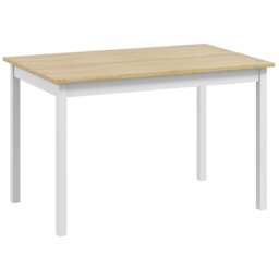 Rackhams Dining Table Farmhouse Kitchen Table w/ Wood Frame for Dining Room - thumbnail 3