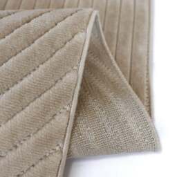 Rackhams Knot Beige Rug – Textured Striped Design - 160X230 cm - thumbnail 3
