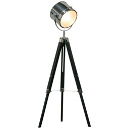 Rackhams Industrial Style Adjustable Tripod Floor Lamp, Searchlight - thumbnail 2