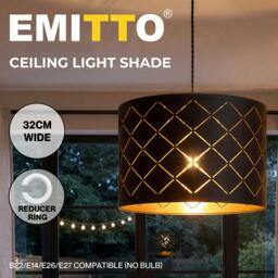 Rackhams Ceiling Light Shade Pendant Drum Lampshade Lightshade Living Room Lamp - thumbnail 2