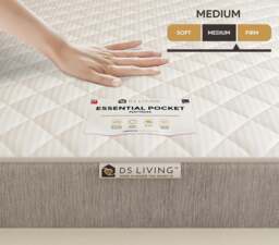 Rackhams Luxe 800 Pocket Sprung Mattress with Comfort Layers- 3ft - Single - Essentials by DS Living - Super King - thumbnail 4
