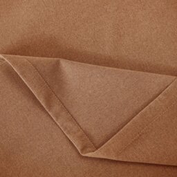 Rackhams Mustard Orange Linen Blackout Curtains - 46x54 Inch Drop - 2 Panel - thumbnail 3