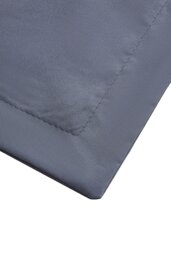 Rackhams Double Duvet Cover and Flat Sheet Set with 2 Pillowcases Solid Color Soft Brushed Fibe Four-Piece Set - Grey - thumbnail 5