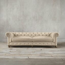 Rackhams ChicComfort Two Seater Sofa, Velvet - White - Two Seater 210cm - thumbnail 6