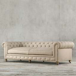 Rackhams ChicComfort Two Seater Sofa, Velvet - White - Two Seater 210cm - thumbnail 4