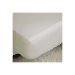 Rackhams 200 Thread Count Egyptian Cotton Fitted Sheet - Ivory - Ivory - Single - 100% Egyptian Cotton - thumbnail 3
