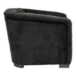 Rackhams Fenton Black Fabric Armchair - thumbnail 4