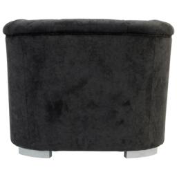 Rackhams Fenton Black Fabric Armchair - thumbnail 3