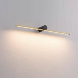 Rackhams 11 Watt Black and Gold 800mm Wide LED Picture Lamp - thumbnail 2