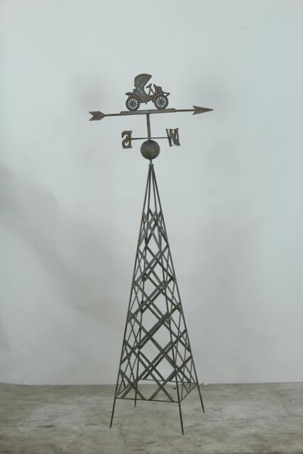 Rackhams Acacia Home GREY METAL WEATHER VANE