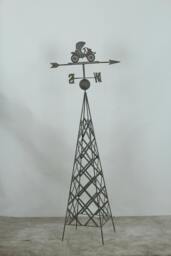 Rackhams Acacia Home GREY METAL WEATHER VANE
