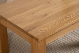 Rackhams Oslo Solid Oak Coffee Table for Living Room - Brown - thumbnail 3