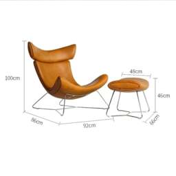 Rackhams Imola Chair And Ottoman, Star Legs & Frame Legs - Yellow - Star Legs - thumbnail 6