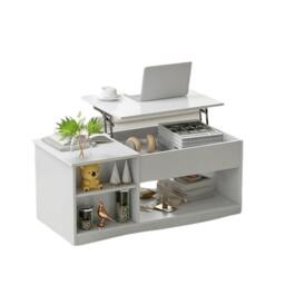 Rackhams Lift Top Coffee Table with Storage – Wooden Centre Table - thumbnail 3