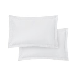Rackhams 400 Thread Count Cotton Sateen Oxford Pillowcase Pair - 50x75cm (x2) - thumbnail 5