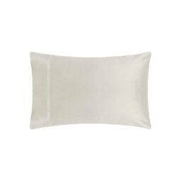 Rackhams Premium Blend 500 Thread Count Housewife Pillowcase (Pair) - Ivory - One Size - Ivory - 67% Cotton/33% Polyester - thumbnail 2