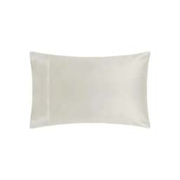 Rackhams Premium Blend 500 Thread Count Housewife Pillowcase (Pair) - Ivory - One Size - Ivory - 67% Cotton/33% Polyester - thumbnail 1
