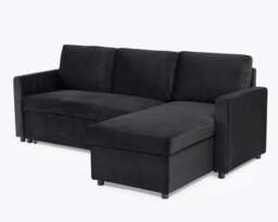 Rackhams The Tranquilo 3 Seater Sofa Bed in Black or Navy - Navy - thumbnail 3