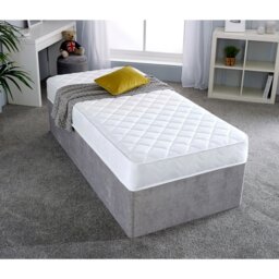 "Rackhams Darcy Diamond Micro Quilted Spring Mattress - 7"" Deep - White - 1 - 4ft6 Double Mattress (135cm x 190cm)" - thumbnail 3
