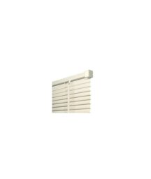 Rackhams Cream PVC Venetian Blind 152cm Drop (25mm Slats) - 55cm - thumbnail 4