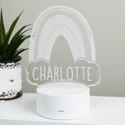 Rackhams Personalised Rainbow LED Colour Changing Night Light - thumbnail 4