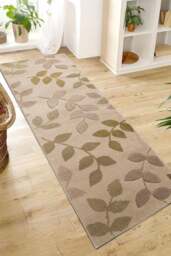 Rackhams Newport Leaf Green Rug – Hand-Carved - 80X150 cm - thumbnail 6