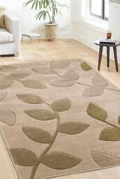 Rackhams Newport Leaf Green Rug – Hand-Carved - 80X150 cm - thumbnail 4
