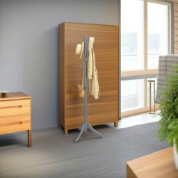 Rackhams Wooden Coat Stand with 3 Height Options and 8 Hanging Hooks - thumbnail 5