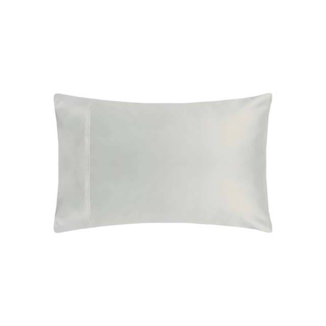 Rackhams Pima Cotton 450 Thread Count Housewife Pillowcase - Platinum - One Size - Platinum - 100% Cotton - image 1